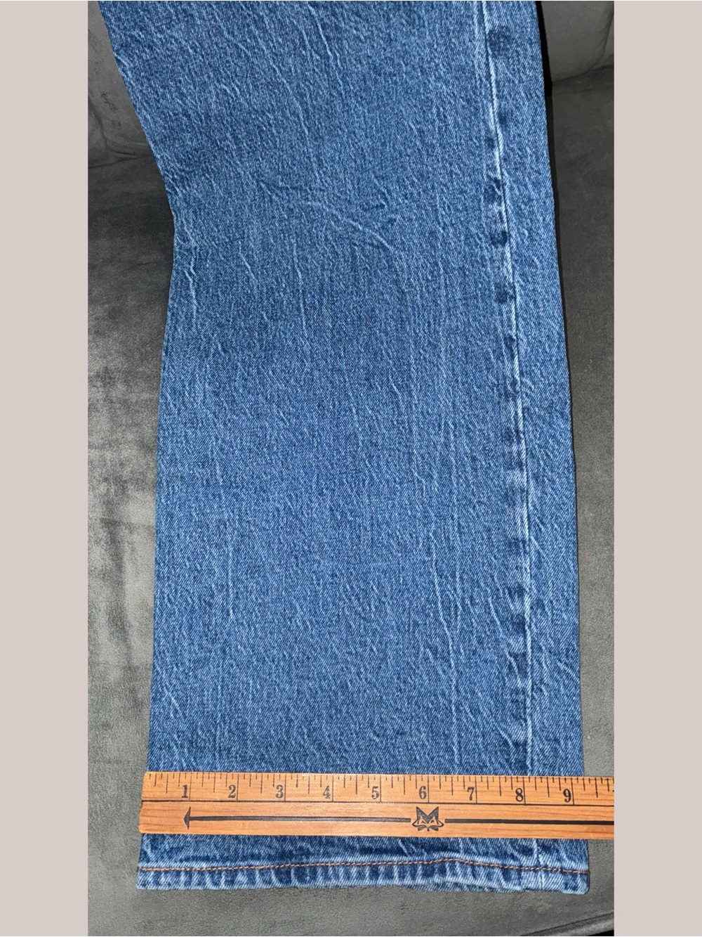 Abercrombie & Fitch 90s relaxed jean high-rise blue 30/10r women’s denim classic - Picture 11 of 16